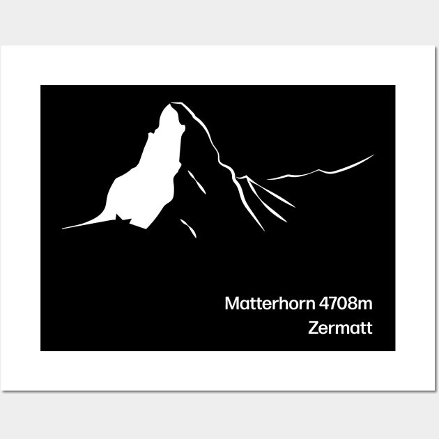 Matterhorn Zermatt 2 Wall Art by leewarddesign